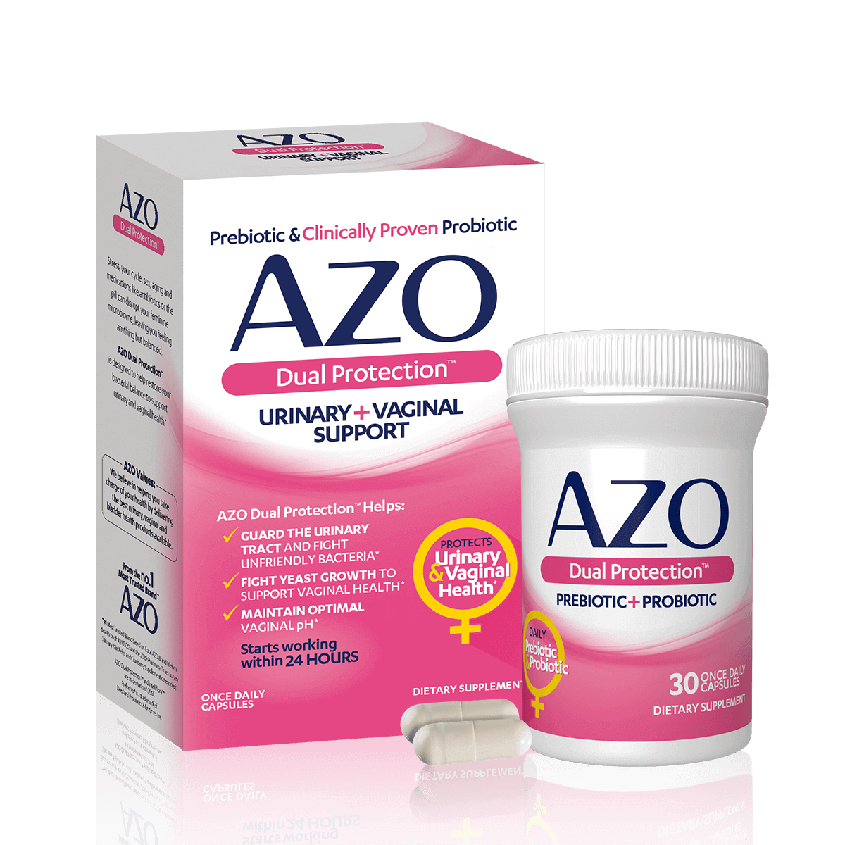 AZO Dual Protection® - 30 cápsulas